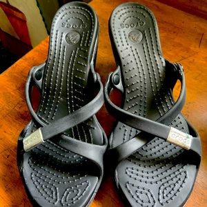 Croc Wedge sandals
